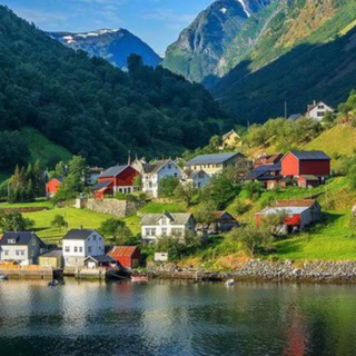 Sognefjord in the Vestlamd county in Western Norway
