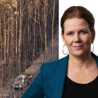 Insikter i en snustorr eukalyptusskog: Marie-Louise Kristola, klimatkorrespondent