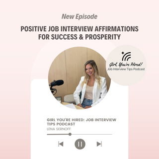 Positive Job Interview Affirmations for Success and Prosperity