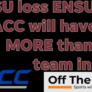 ACC assured to NOT have more than one CFP team after FSU loss, which helps Vols