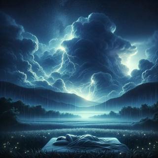 😴⛈️🎵 Gentle THUNDERSTORM and MUSIC: The Natural Remedy for Healthy SLEEP