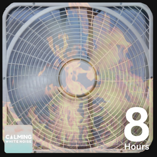 Fire Crackling + Fan Noise for Sleeping (8 Hours) | Helpful Sleep Sounds for Insomnia