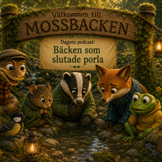 Godnattsaga för barn: Bäcken som slutade porla - Berättelser från Mossbacken