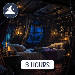 3 Hour Pirate Captain Quarters ASMR - Relaxing SoundZzz