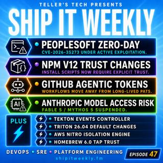 PeopleSoft Zero-Day Exploited, npm v12 Install Script Changes, GitHub Agentic Tokens, Anthropic Model Risk, and Default Trust Breaking