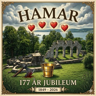 BYEN VÅR: Hamar 177 år