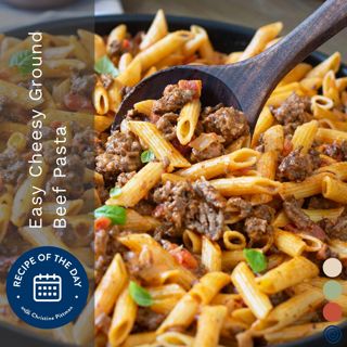 Easy Cheesy Ground Beef Pasta