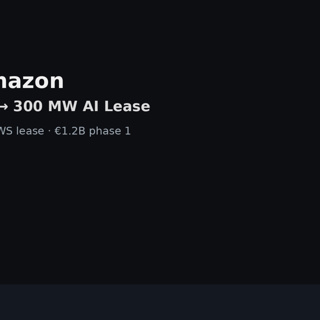 PPC/Amazon: Lignite Site Becomes 300 MW AI Lease — CRE AI Briefing, Sep 18, 2026