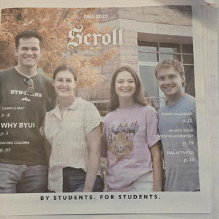 New Fall Semester 2025 Scroll newspaper on news stands