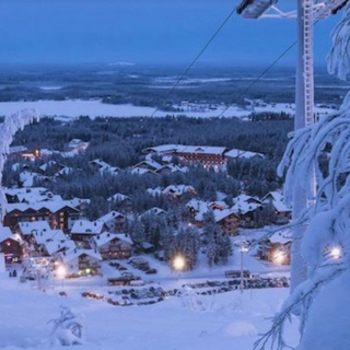 Levi is a resort in Finnish Lapland. It’s known for its winter ski slopes and views of the Northern Lights.