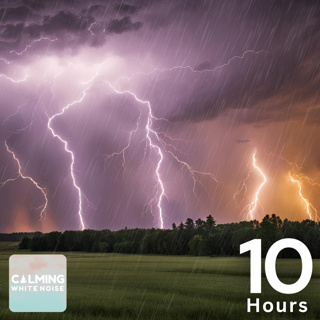 Sleep Better with Rain Sounds and Thunder | 10 Hour Relaxing White Noise