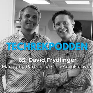 65. David Frydlinger, Managing Partner på Cirio Advokatbyrå