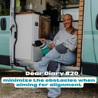 dear diary #20, minimize the obstacles when aiming for alignment