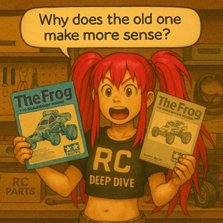 Why Do Vintage Tamiya R/C Model Vehicle Kit Instructions Made More Logical Sense?