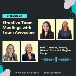 Ep 024 — Effective Team Meetings with Team Awesome (Tammy, Christine, Gemma Cass and Meghan Kemp)