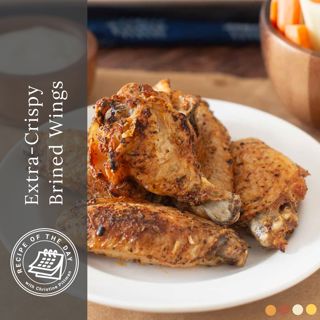 Extra-Crispy Brined Wings