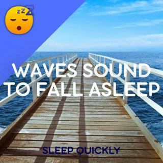 😴🌊🎵 WAVES Sound with MUSIC to FALL ASLEEP Fast