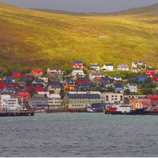 Honningsvag in Nordkapp Municipality in Troms of Finnmark Norway
