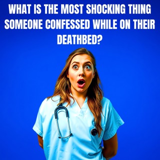 What is the most shocking thing someone confessed while on their deathbed?