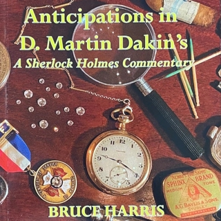 Anticipations in A Sherlock Holmes Commentary