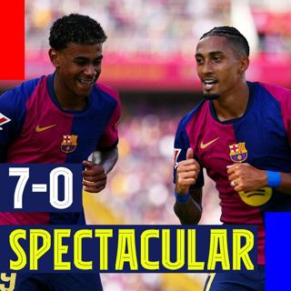 5 Headlines for Raphinha's Hat Trick and 7-0 against Real Valladolid