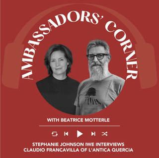 Ep. 2726 What Makes Great Prosecco? Stephanie Johnson IWE Interviews Claudio Francavilla of L'Antica Quercia | Clubhouse Ambassadors' Corner