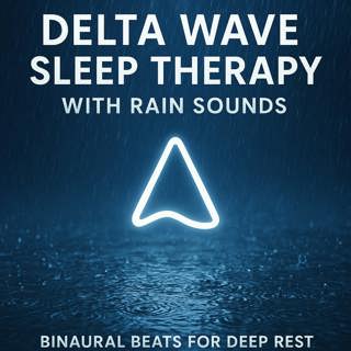 Delta Wave Sleep Therapy with Rain Sounds | Binaural Beats for Deep Rest & Stress Relief