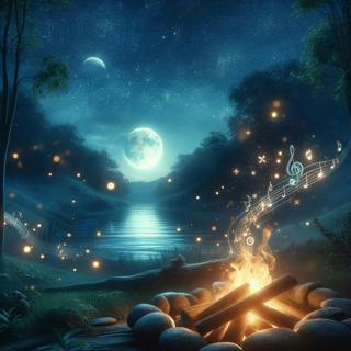 😴🔥🎵 Let yourself be SOOTHED by the Crackling of the FIRE and Soft MUSIC Encouraging SLEEP