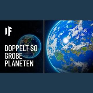 Was wäre, wenn alle Planeten im Sonnensystem doppelt so groß wären?