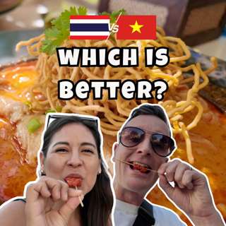 Thai vs Vietnamese Food - Which is BETTER? | On The Road (In Thailand) with Niall and Adrie #9