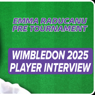 Emma Raducanu On Practising With Carlos Alcaraz | Wimbledon 2025 Media Day Interview