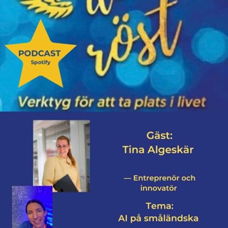 49. Tema: AI på småländska. Gäst: Tina Algeskär