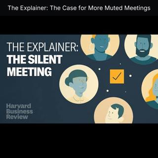The Explainer: The Case for More Muted Meetings