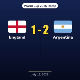 England vs Argentina | World Cup 2026 Recap
