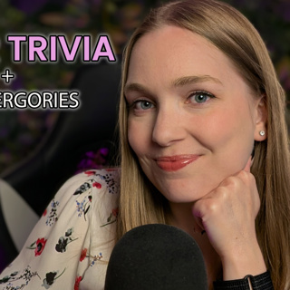 ASMR - Trivia + Scattergories (w/ tapping and scratching)