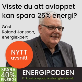 Visste du att avloppet kan spara 25% energi?