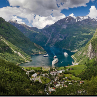Geiranger county in the western part of Norway.