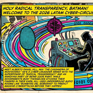 "Archivos del Vigilante", un explosivo video animado al estilo Batman de los 60s que expone el Circo Cibernético de LATAM 2026