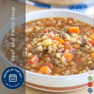 Beef and Farro Soup