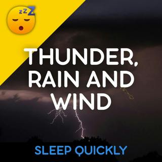 😴⛈️ THUNDER, RAIN and WIND Sounds to Fall ASLEEP