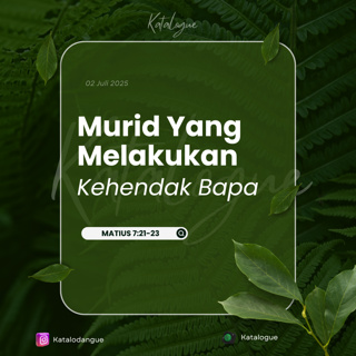 Murid Yang Melakukan Kehendak Bapa