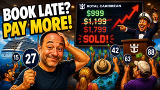 Royal Caribbean says more travelers are booking late and paying more