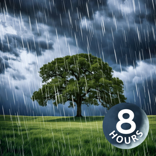 Heavy Rain Sounds for Sleeping | 8 Hour