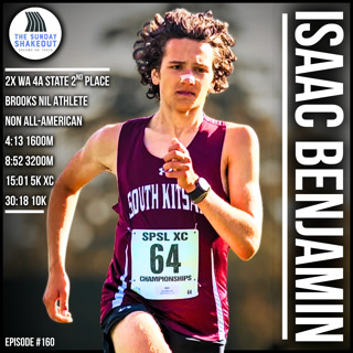 Ep. 160 - Track 10Ks, Double Threshold, EASY Easy Days & Race Day Nerves With Brooks NIL Athlete Isaac Benjamin