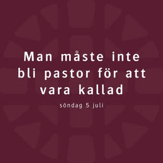 Man måste inte bli pastor för att vara kallad – Noomie Hammar