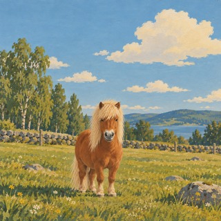 Du ser ut som en ponny