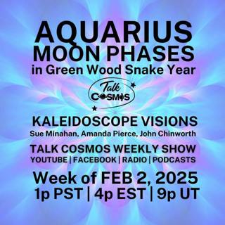 Kaleidoscope Visions - AQUARIUS MOON PHASES in Green Wood Snake Year