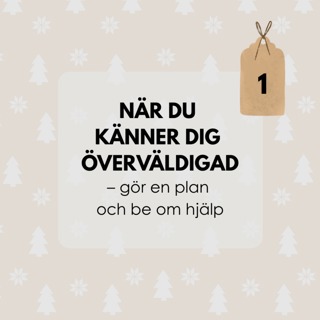 Julkalender 1