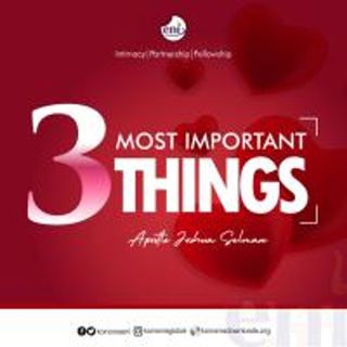 Three Most Important Things with Apostle Joshua Selman