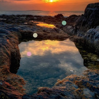 Rock Pools Filling at High Tide